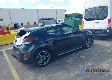 2016 Hyundai Veloster Turbo from USA, damaged, VIN KMHTC6AE8GU284431